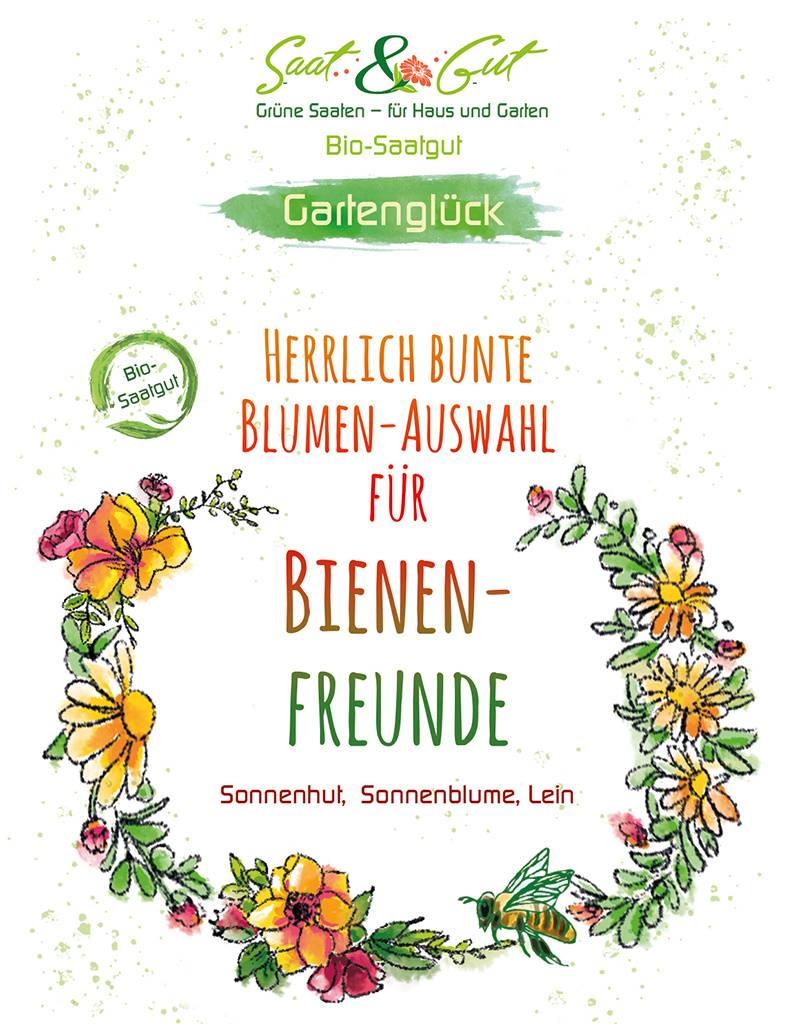 BIO-Saatgut Geschenk-T?te "Herrlich bunte Blumen-Auswahl f. Bienenfreunde"