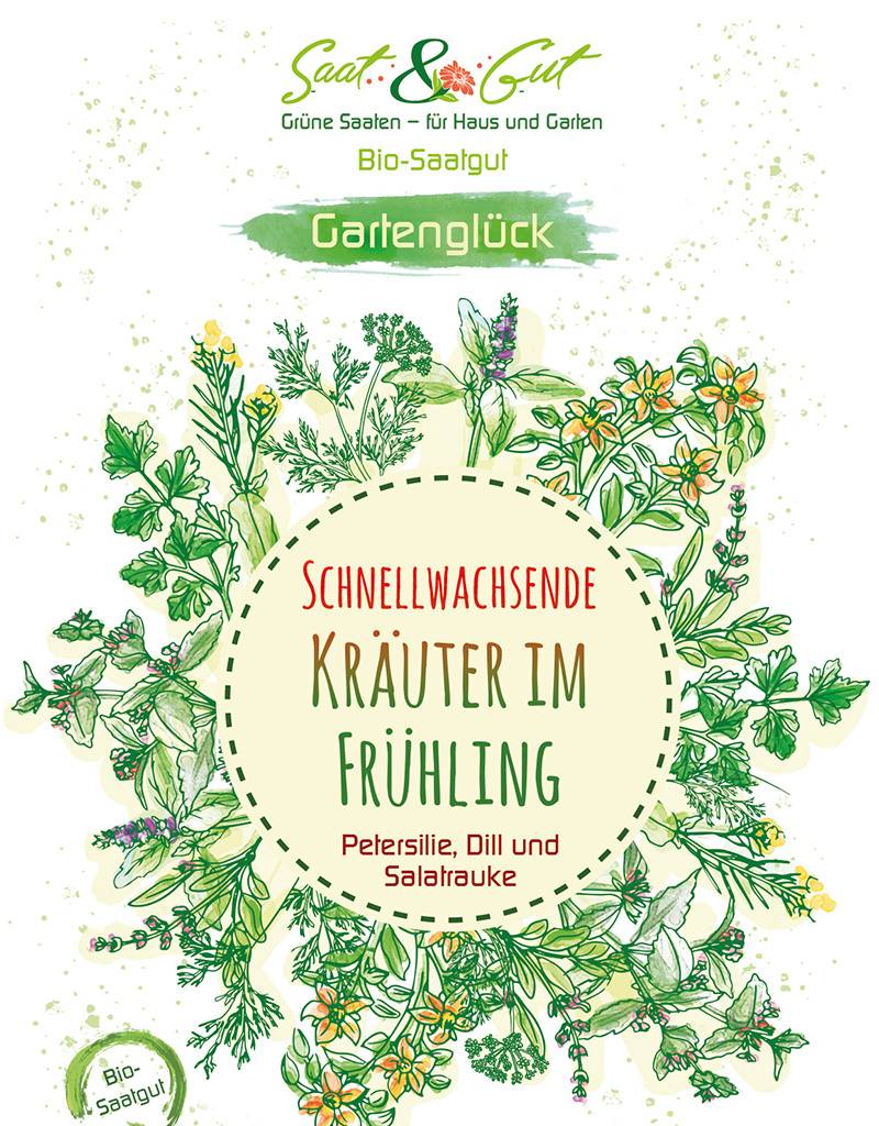 BIO-Saatgut Geschenk-T?te "Schnellwachsende Kr?uter im Fr?hling"
