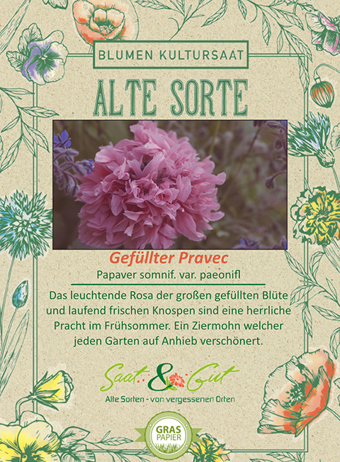 BIO-Ziermohn Gef?llter Pravec