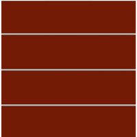 BOARD XL Zaun- Set 178x180cm rot