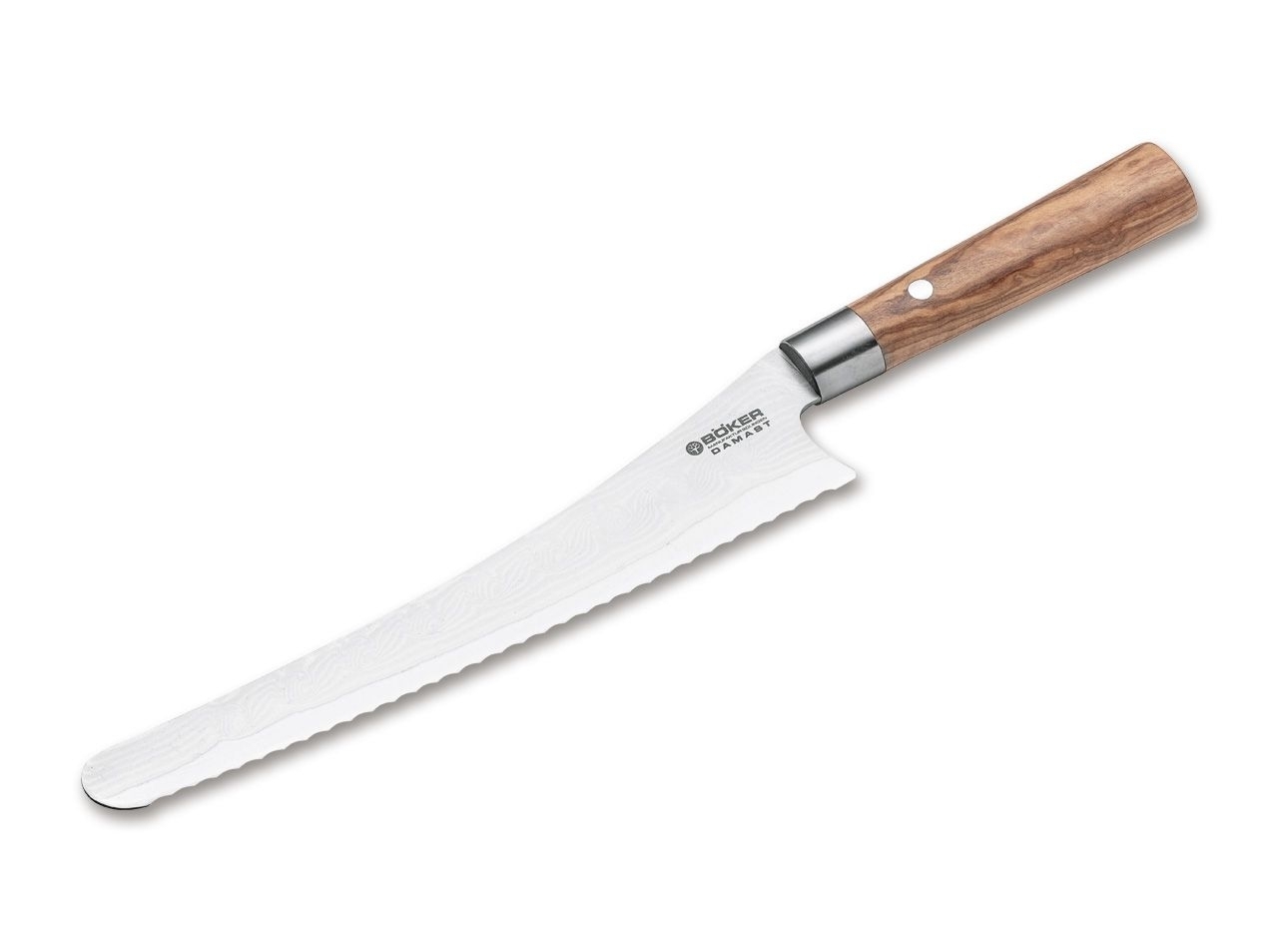 BÖKER DAMAST OLIVE BROTMESSER von BÖKER Manufaktur Solingen