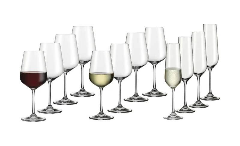 BOHEMIA Gläserset   ¦ transparent/klar ¦ Glas Gläser & Karaffen - Möbel Kraft