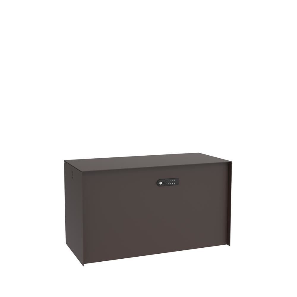 BULKBOX Design Paketbox RAL 8019 Graubraun matt von eSafe