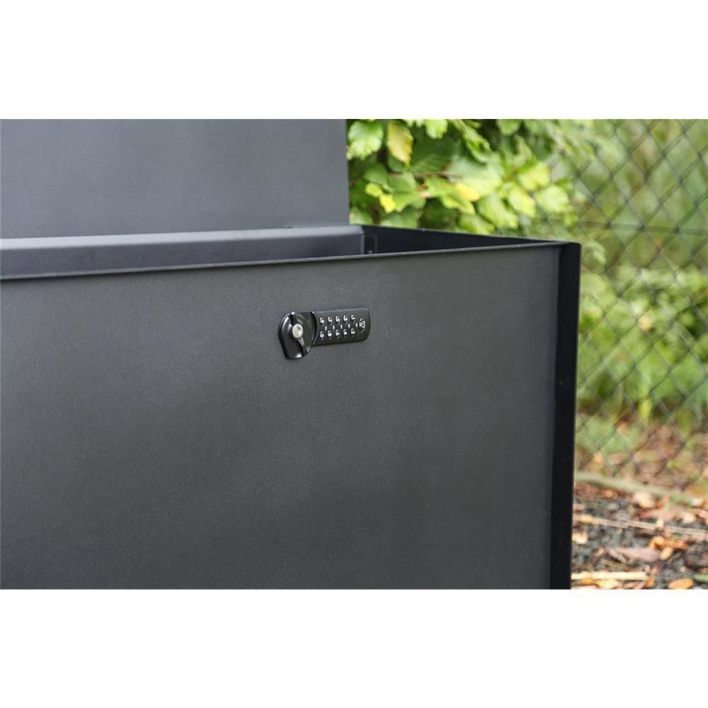 BULKBOX Design Paketbox RAL 9006 Wei?aluminium matt von eSafe