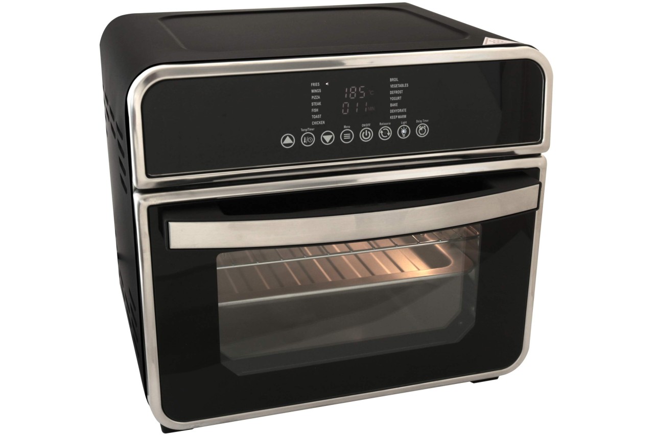 Backofen Heißluft Fritteuse 15 Liter 1600 Watt 3in1 Multifunktion