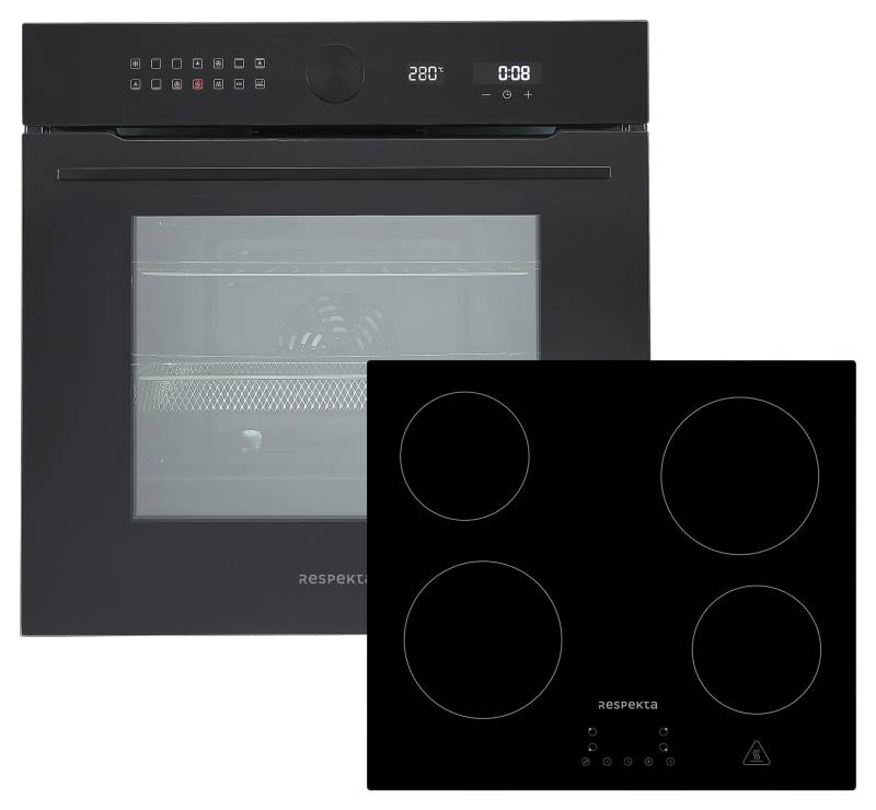 Backofenset Adrian autark 3.250 Watt Schwarz
