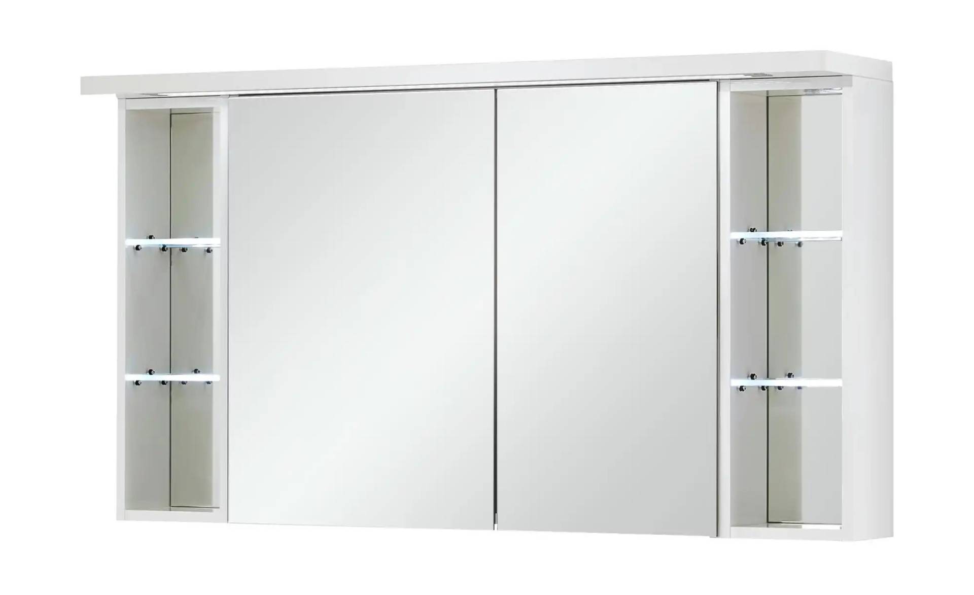 Spiegelschrank  Comer See ¦ weiß ¦ Maße (cm): B: 120 H: 66,8 T: 15.0 Schränke > Badschränke > Spiegelschränke - Höffner