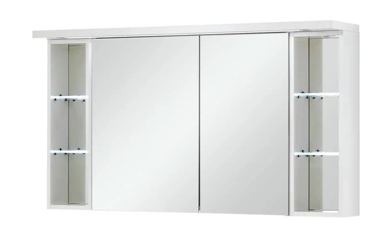 Spiegelschrank  Comer See ¦ weiß ¦ Maße (cm): B: 120 H: 66,8 T: 15.0 Schränke > Badschränke > Spiegelschränke - Höffner