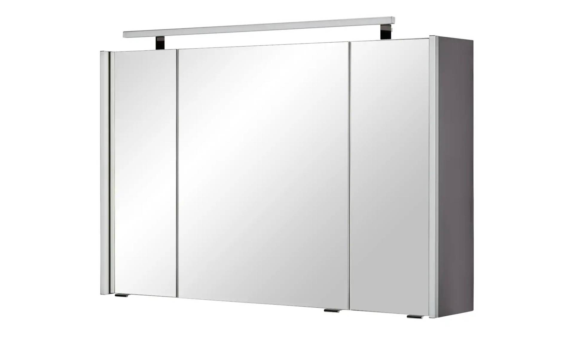 Spiegelschrank  Fresdorfer See ¦ grau ¦ Maße (cm): B: 100 H: 64 T: 15.0 Schränke > Badschränke > Spiegelschränke - Höffner