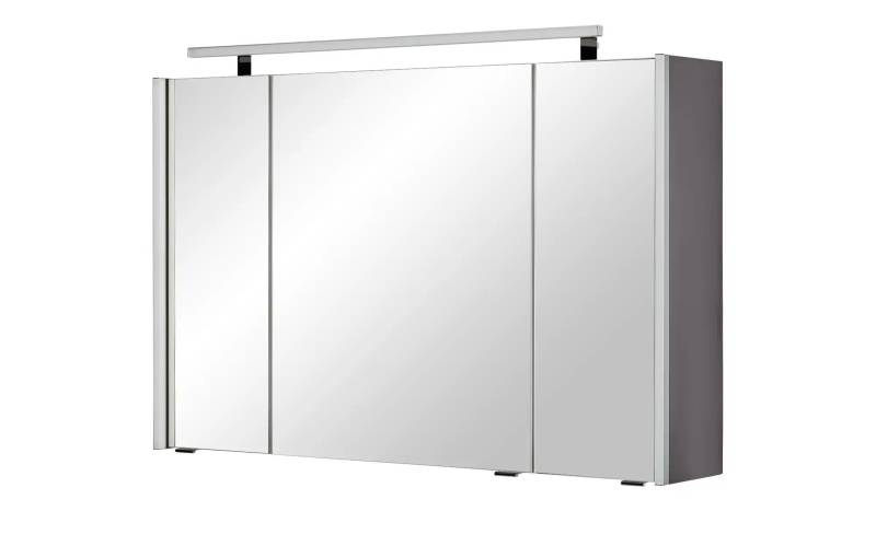 Spiegelschrank  Fresdorfer See ¦ grau ¦ Maße (cm): B: 100 H: 64 T: 15.0 Schränke > Badschränke > Spiegelschränke - Höffner