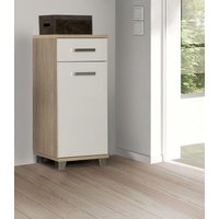 Bad Unterschrank Veris von Forte Weiss / Sonoma Eiche