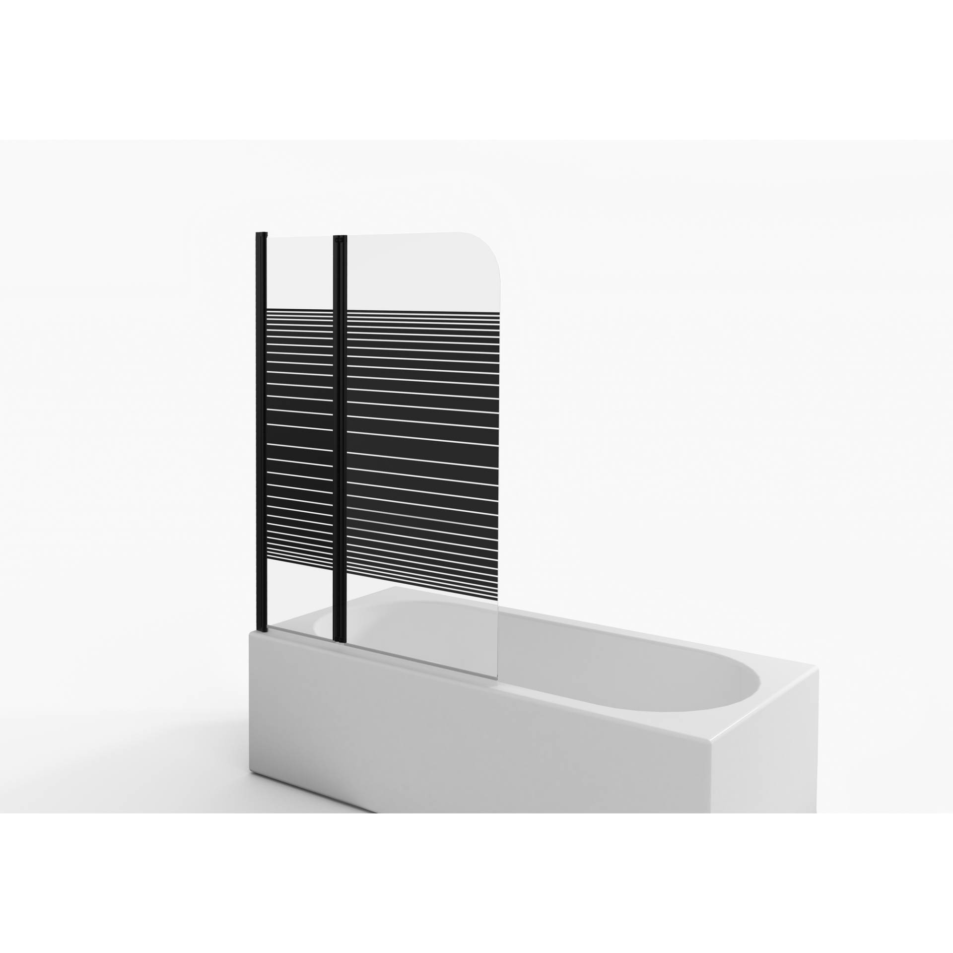 Aurlane Badewannenfaltwand Glas schwarz 2-teilig 100 x 140 cm Aurlane Badewannenfaltwand Glas schwarz 2-teilig 100 x 140 cm von Aurlane