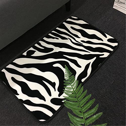 Badezimmerteppich Zebra-Muster Badematte Flauschig Mikrofaser Badvorleger rutschfest Duschvorleger Schnelltrocknend Badteppich Waschbar Duschvorleger Verdicken Badematten Badmatte 40x60cm Badezimmerteppich Zebra-Muster Badematte Flauschig Mikrofaser Badvorleger rutschfest Duschvorleger Schnelltrocknend Badteppich Waschbar Duschvorleger Verdicken Badematten Badmatte 40x60cm von LNXSESN