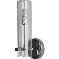 Badleuchte Wand IP44 H: 28,5 cm Chrom Klar G9 Badleuchte Wand IP44 H: 28,5 cm Chrom Klar G9 von Searchlight