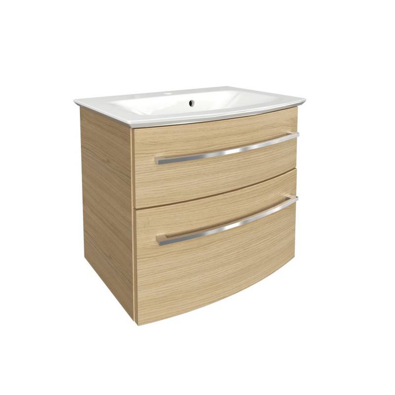 Fackelmann Waschbecken mit Unterschrank 'B.Style' braun 63,2 x 54,3 x 46 cm von Fackelmann