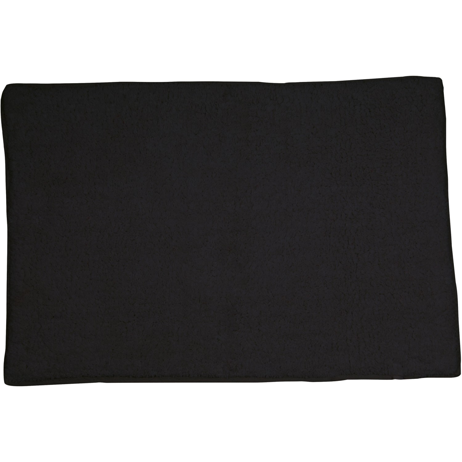 Badteppich Baumwolle 70 cm x 45 cm Schwarz von MSV