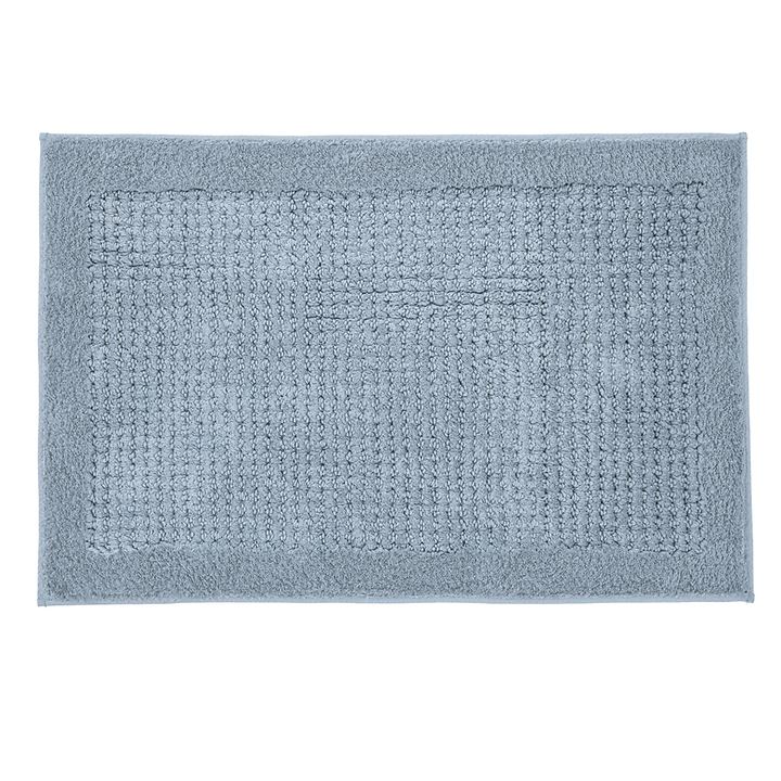 Badteppich 'Net' Stahlblau 60x60cm von Kleine_Wolke