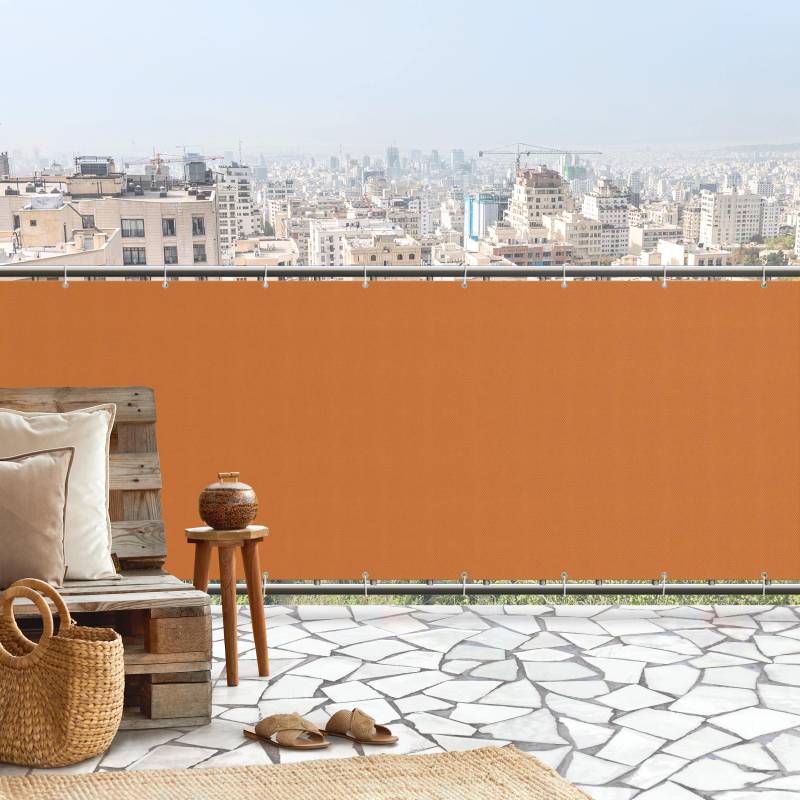 Balkon Sichtschutz Orange