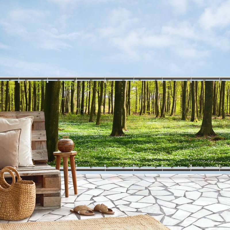 Balkon Sichtschutz Waldwiese II