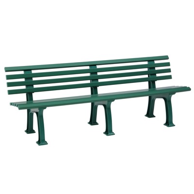 Bank Modell Juist 4 Sitzer grün 200 cm