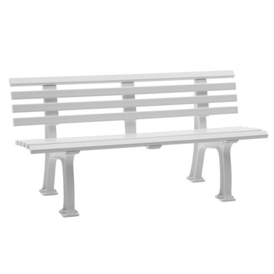 Bank Modell Sylt 3 Sitzer weiß 150 cm