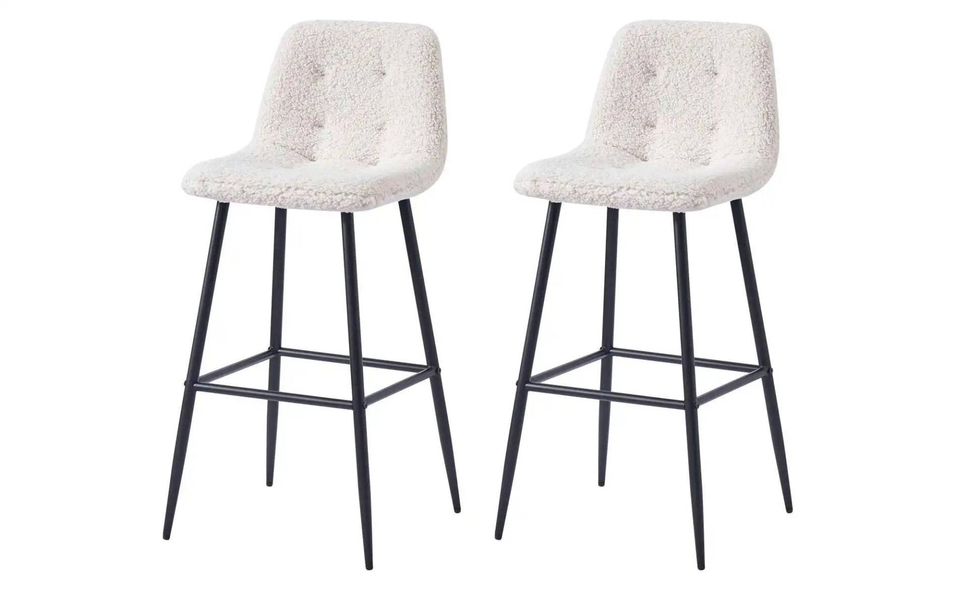 Barhocker 2er-Set  Tabbjorn ¦ weiß ¦ Maße (cm): B: 46,5 H: 102 Polstermöbel > Hocker > Barhocker - Höffner