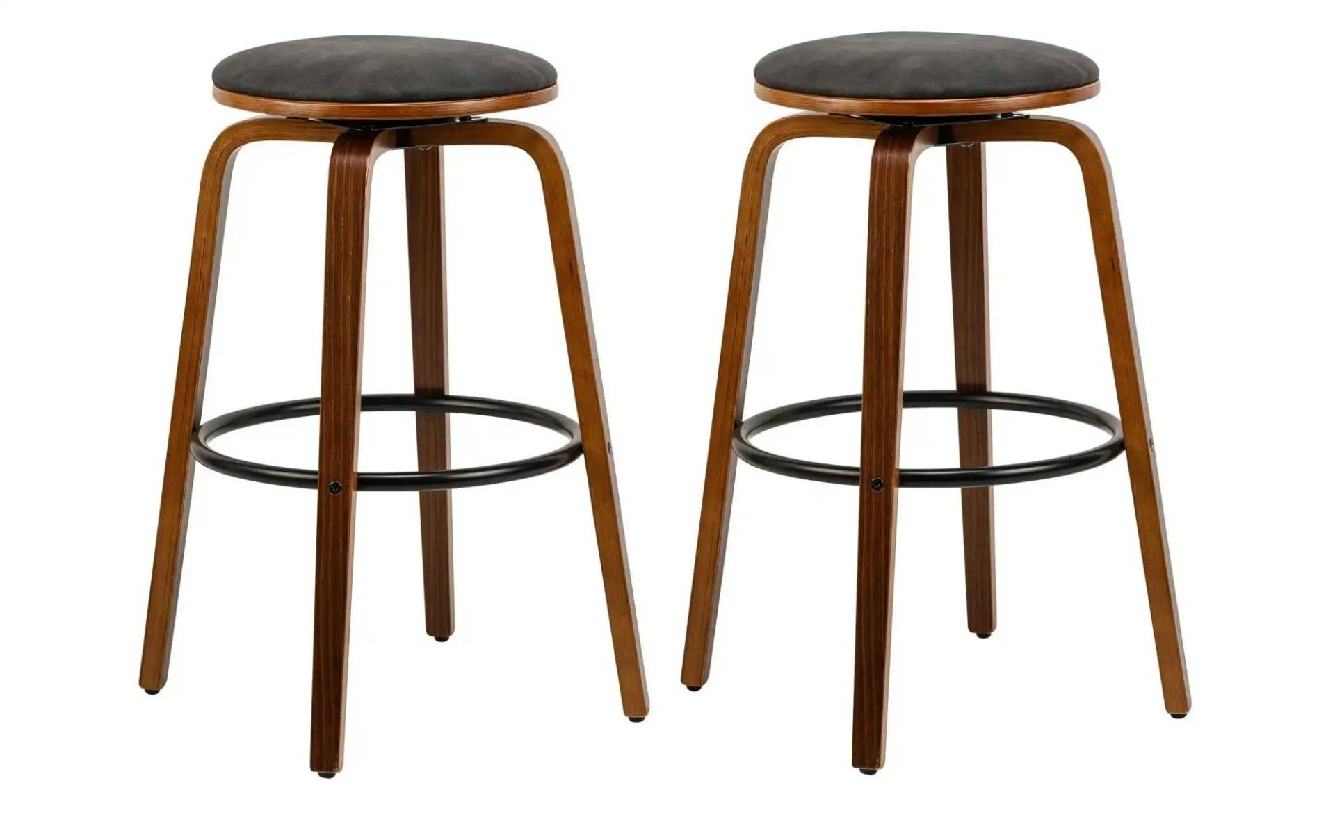 Barhocker 2er-Set  Tabmoreno ¦ schwarz ¦ Maße (cm): B: 40 H: 70 Polstermöbel > Hocker > Barhocker - Höffner