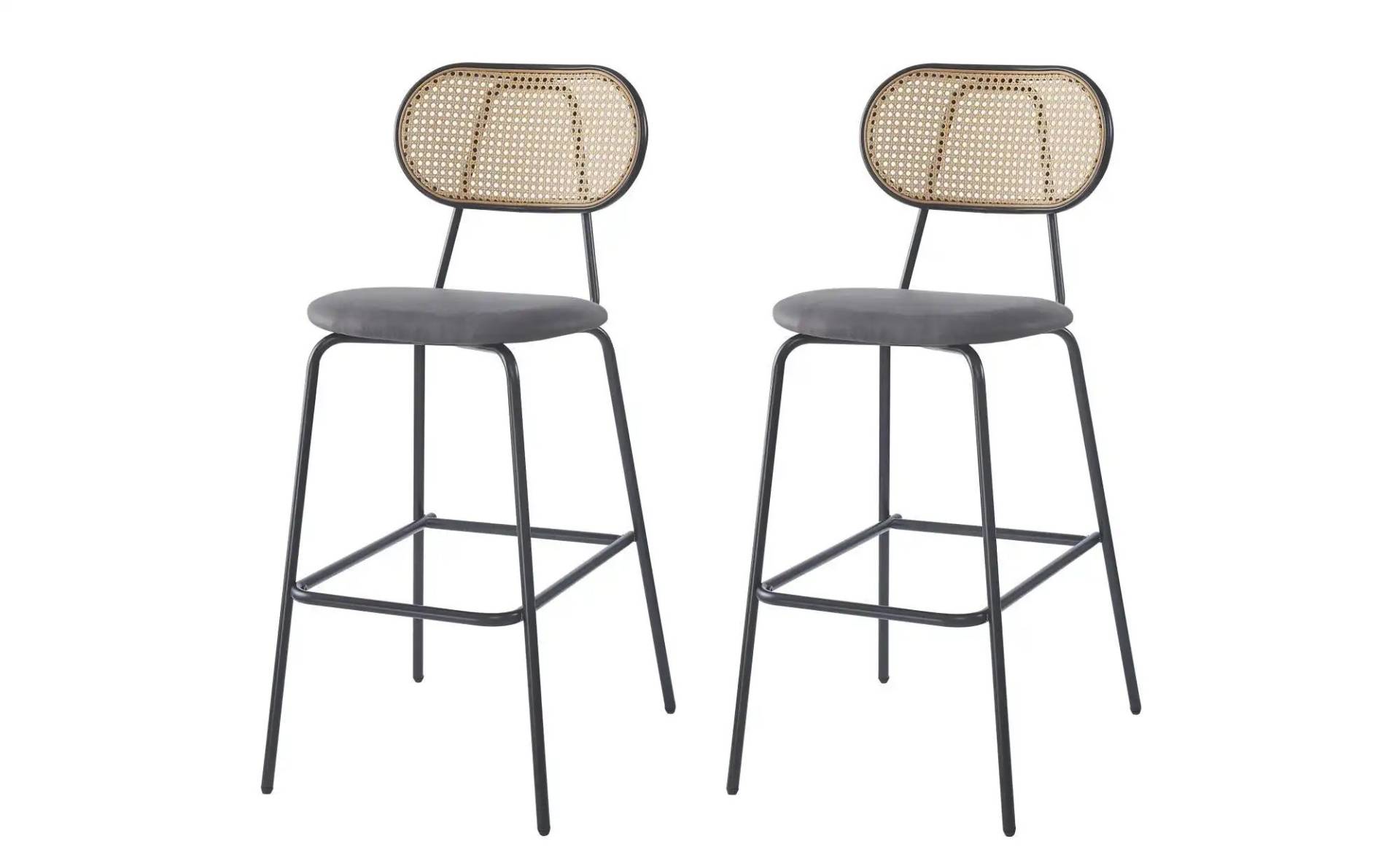 Barhocker 2er-Set  Taborebro ¦ schwarz ¦ Maße (cm): B: 48 H: 108 Polstermöbel > Hocker > Barhocker - Höffner