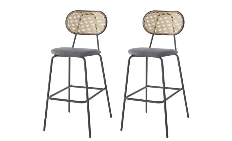 Barhocker 2er-Set  Taborebro ¦ schwarz ¦ Maße (cm): B: 48 H: 108 Polstermöbel > Hocker > Barhocker - Höffner