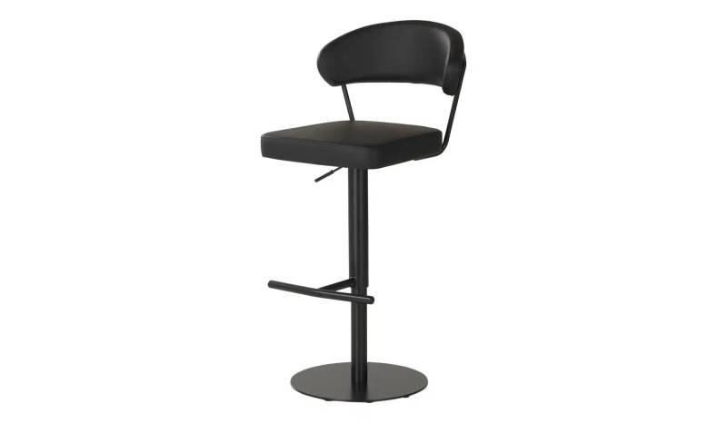 Barhocker  Kelvin ¦ schwarz ¦ Maße (cm): B: 53 H: 89 T: 56.0 Polstermöbel > Hocker > Barhocker - Höffner