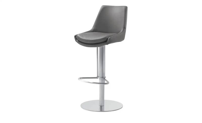 Barhocker  MyKleo ¦ grau ¦ Maße (cm): B: 45 T: 54.0 Polstermöbel > Hocker > Barhocker - Höffner