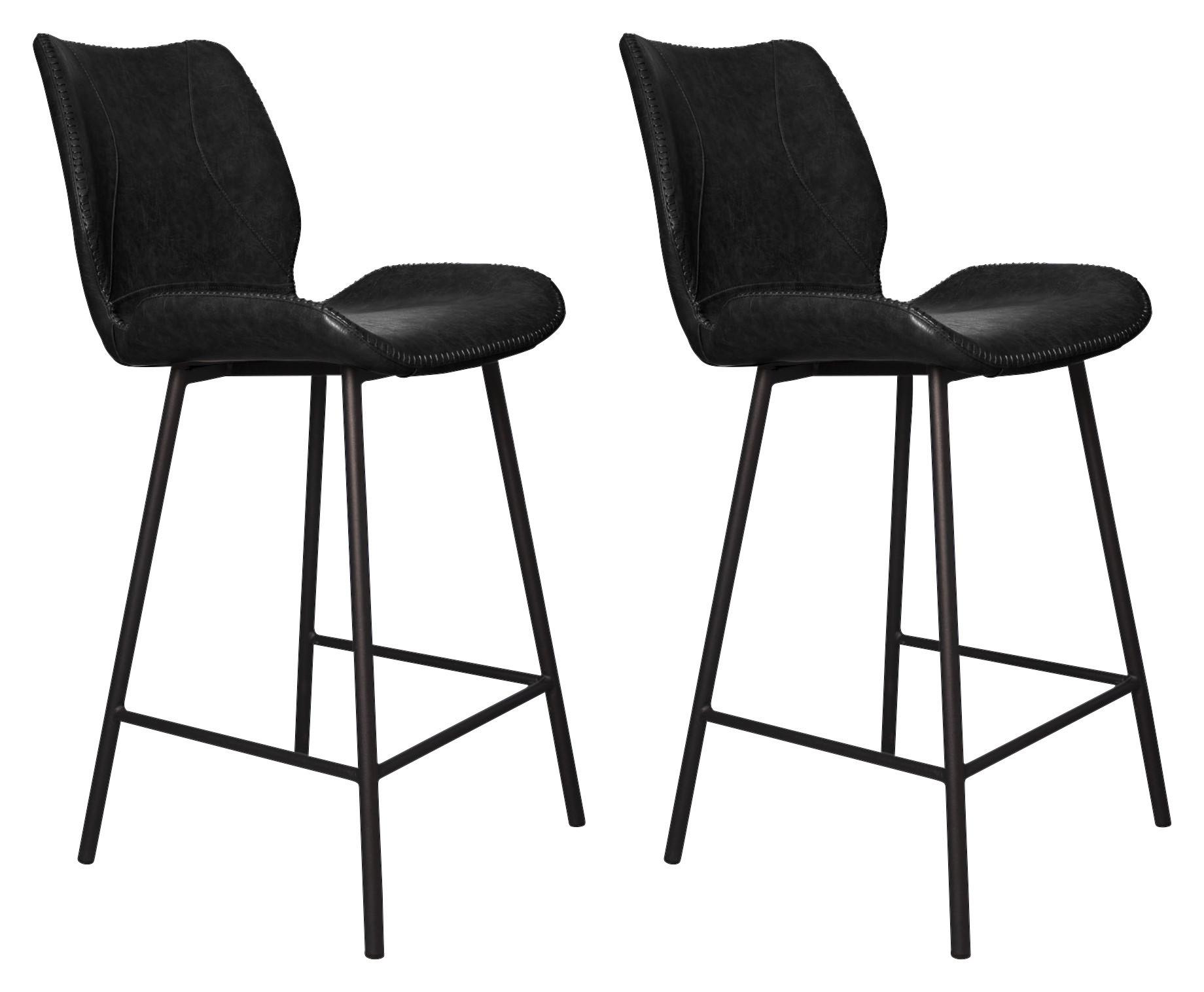 Barhocker-Set Barron 2er-Set ca. 47x99 cm Schwarz Barhocker-Set Barron 2er-Set ca. 47x99 cm Schwarz