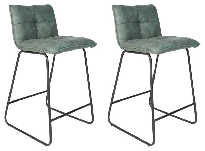 Barhocker-Set Jeremy 2er-Set ca. 44x87 cm Grün
