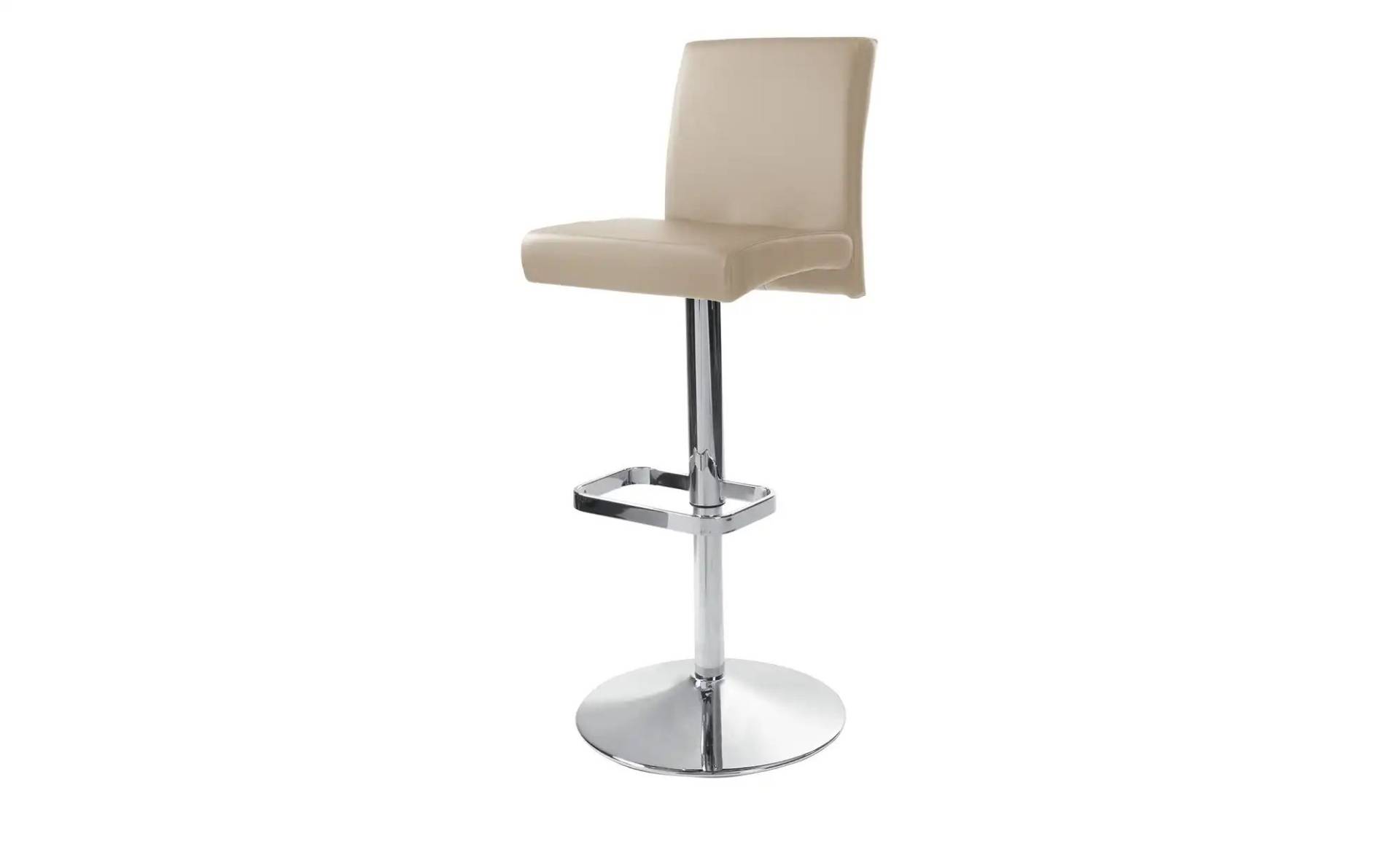 Barhocker   ¦ beige ¦ Maße (cm): B: 44 T: 38.0 Polstermöbel > Hocker > Barhocker - Möbel Kraft