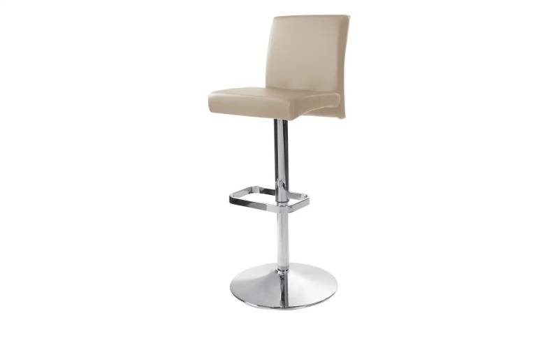 Barhocker   ¦ beige ¦ Maße (cm): B: 44 T: 38.0 Polstermöbel > Hocker > Barhocker - Möbel Kraft