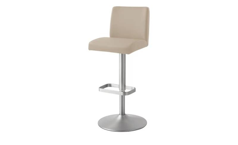Barhocker   ¦ beige ¦ Maße (cm): B: 44 T: 38.0 Polstermöbel > Hocker > Barhocker - Möbel Kraft