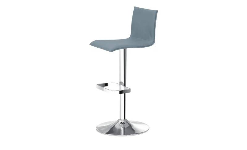 Barhocker   ¦ blau ¦ Maße (cm): B: 44 H: 104 T: 38.0 Polstermöbel > Hocker > Barhocker - Möbel Kraft