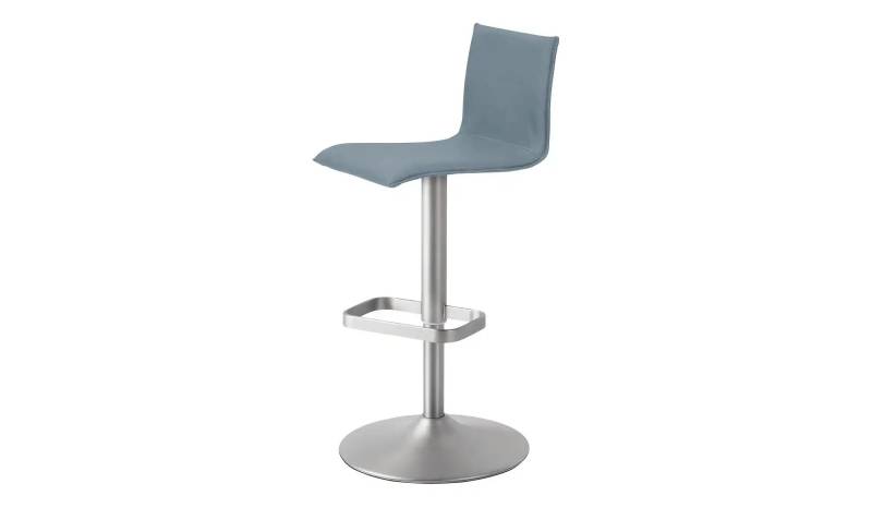 Barhocker   ¦ blau ¦ Maße (cm): B: 44 H: 104 T: 38.0 Polstermöbel > Hocker > Barhocker - Möbel Kraft