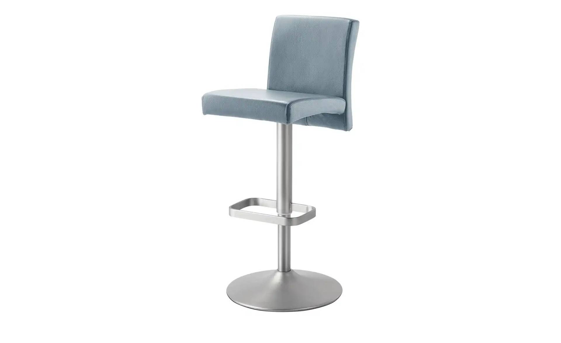Barhocker   ¦ blau ¦ Maße (cm): B: 44 T: 38.0 Polstermöbel > Hocker > Barhocker - Möbel Kraft