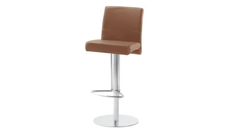Barhocker   ¦ braun ¦ Maße (cm): B: 42 T: 49.0 Polstermöbel > Hocker > Barhocker - Möbel Kraft