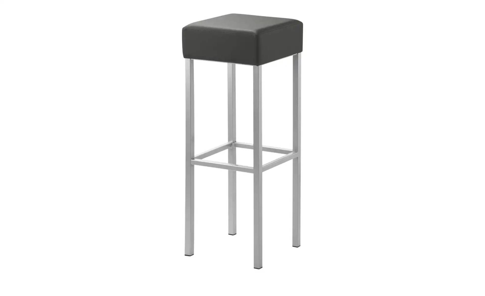 Barhocker   ¦ grau ¦ Maße (cm): B: 34 H: 92 T: 34.0 Polstermöbel > Hocker > Barhocker - Möbel Kraft