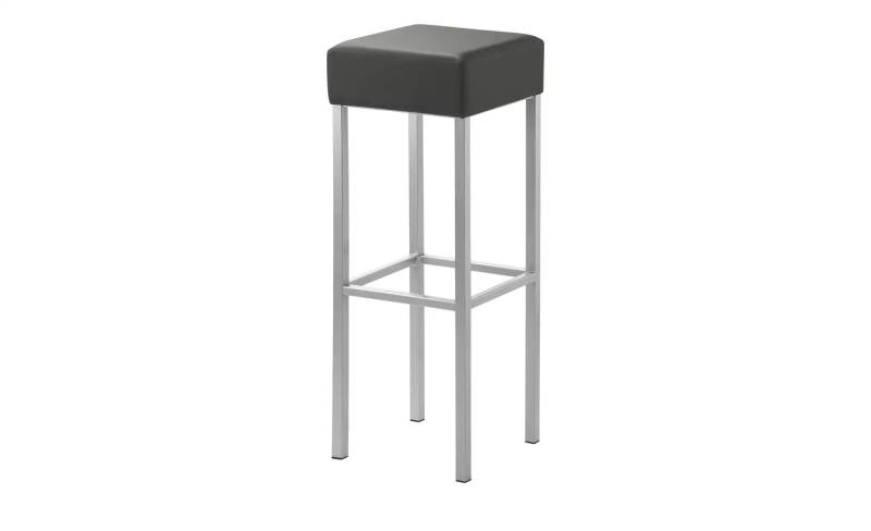 Barhocker   ¦ grau ¦ Maße (cm): B: 34 H: 92 T: 34.0 Polstermöbel > Hocker > Barhocker - Möbel Kraft