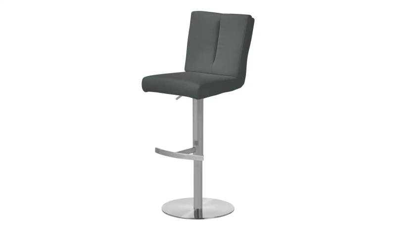 Barhocker   ¦ grau ¦ Maße (cm): B: 42 H: 89 T: 53.0 Polstermöbel > Hocker > Barhocker - Möbel Kraft