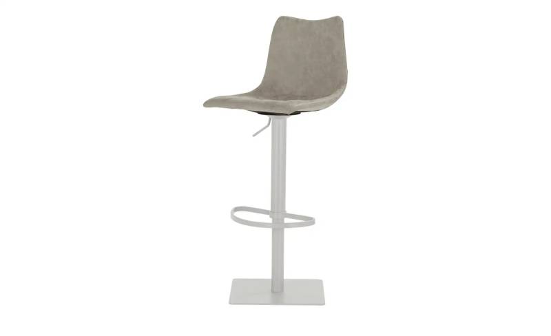 Barhocker   ¦ grau ¦ Maße (cm): B: 43 T: 50.0 Polstermöbel > Hocker > Barhocker - Möbel Kraft