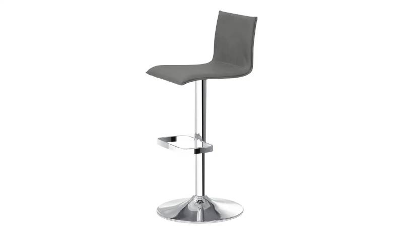 Barhocker   ¦ grau ¦ Maße (cm): B: 44 H: 104 T: 38.0 Polstermöbel > Hocker > Barhocker - Möbel Kraft