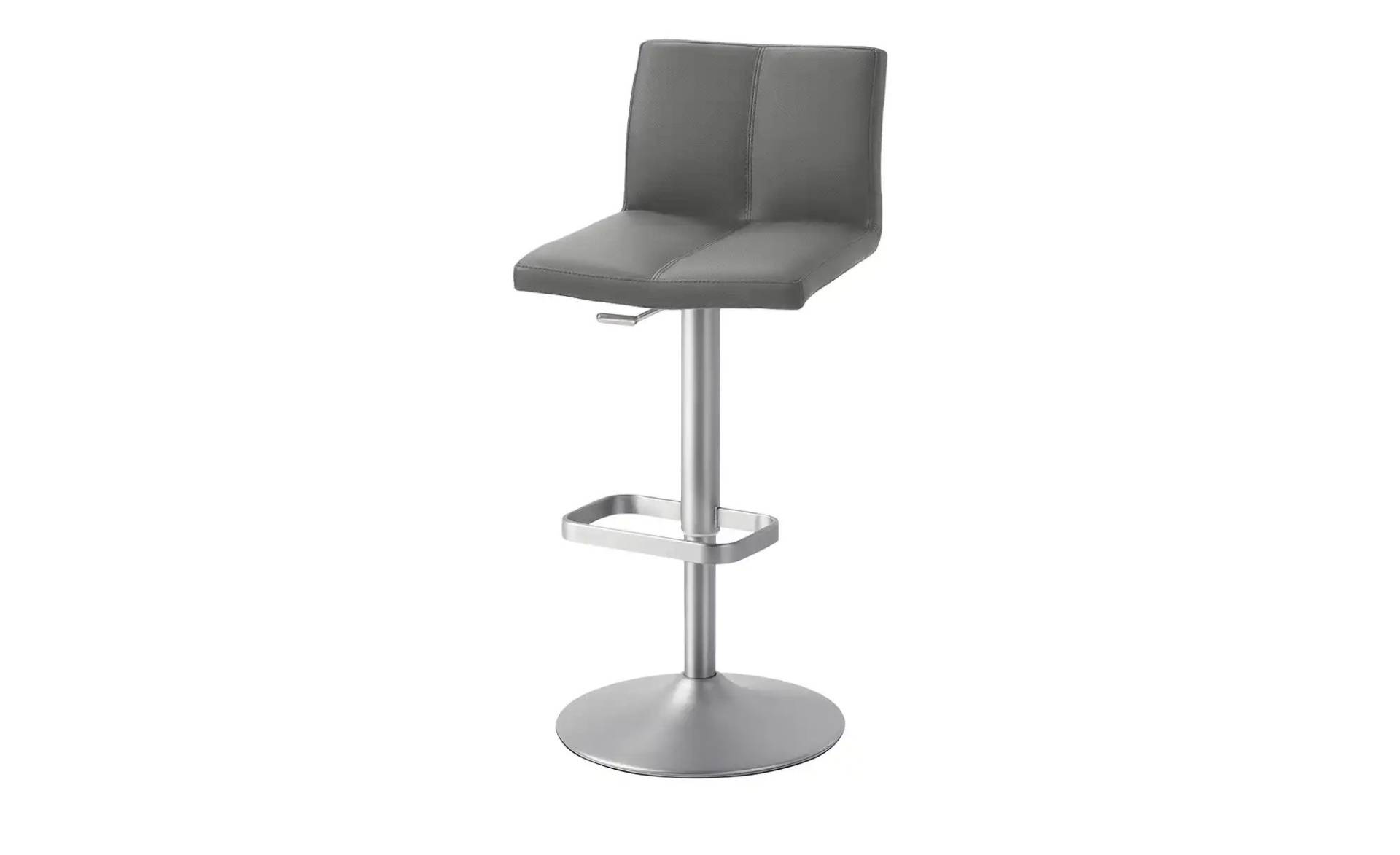 Barhocker   ¦ grau ¦ Maße (cm): B: 44 H: 106 T: 38.0 Polstermöbel > Hocker > Barhocker - Möbel Kraft