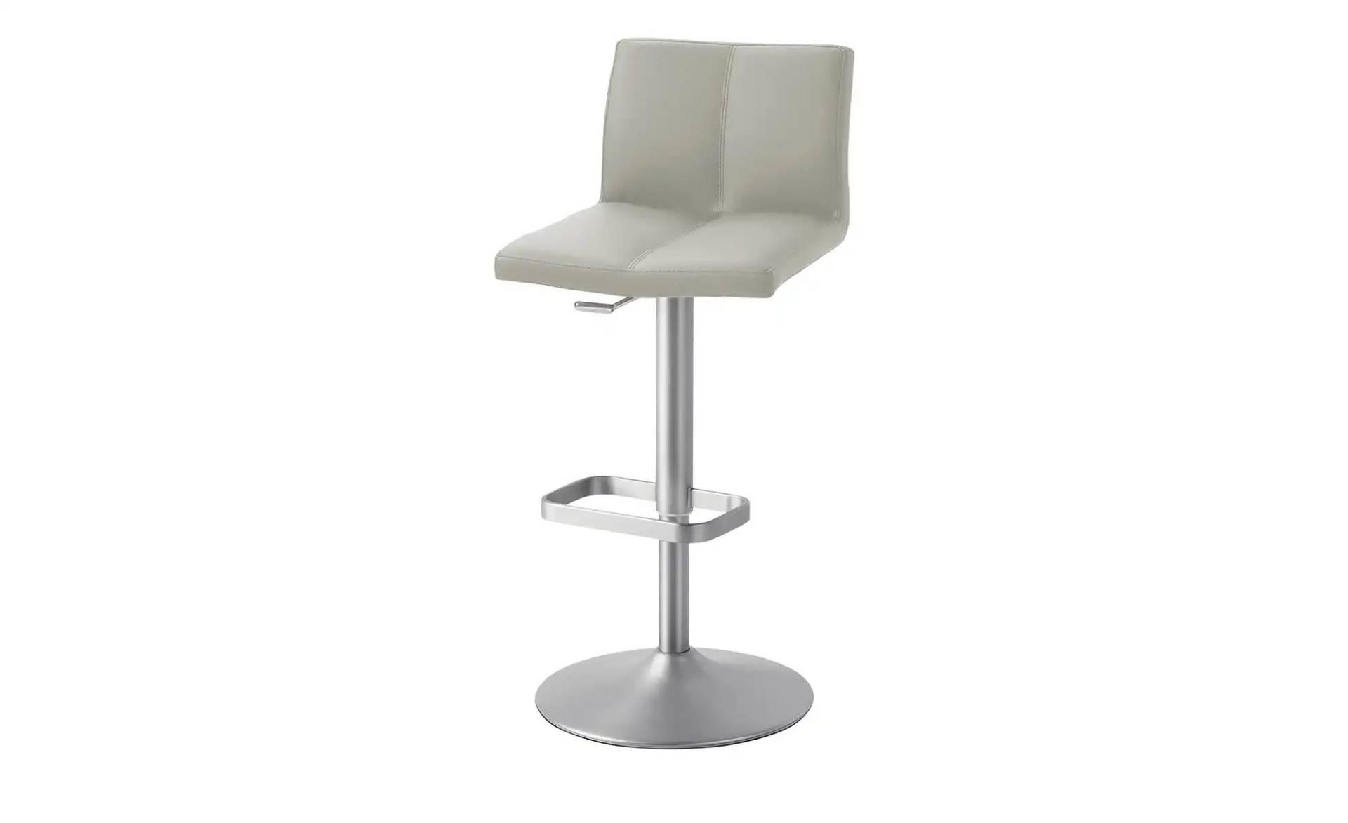 Barhocker   ¦ grau ¦ Maße (cm): B: 44 H: 106 T: 38.0 Polstermöbel > Hocker > Barhocker - Möbel Kraft