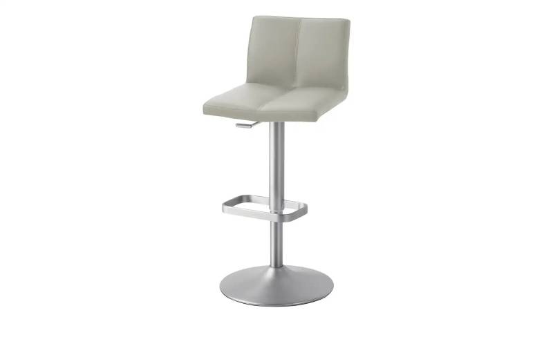 Barhocker   ¦ grau ¦ Maße (cm): B: 44 H: 106 T: 38.0 Polstermöbel > Hocker > Barhocker - Möbel Kraft