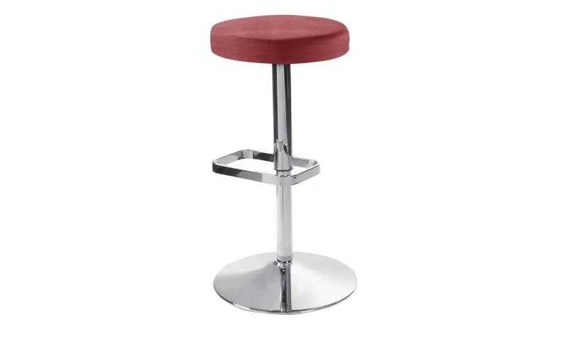 Barhocker   ¦ rot ¦ Maße (cm): B: 44 T: 44.0 Polstermöbel > Hocker > Barhocker - Möbel Kraft