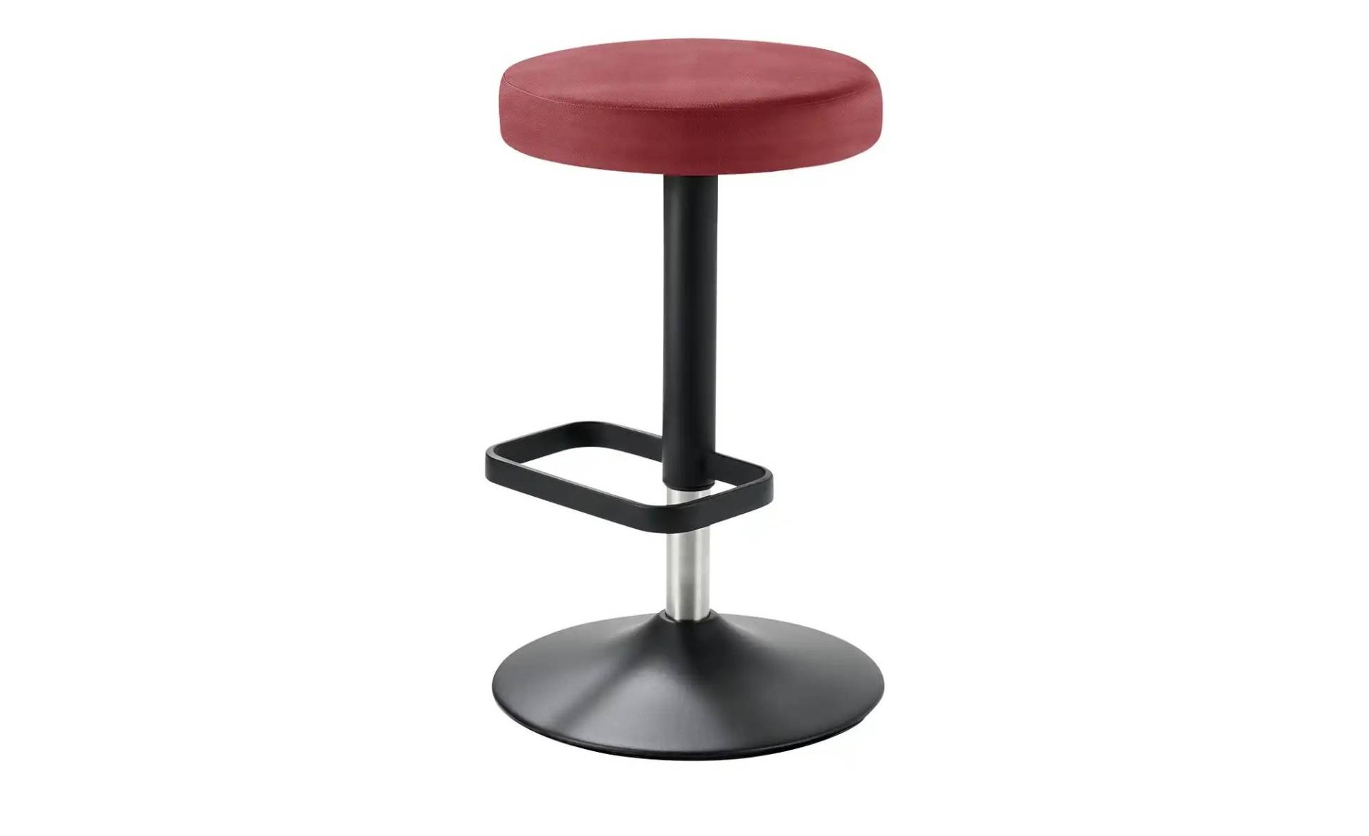 Barhocker   ¦ rot ¦ Maße (cm): B: 44 T: 44.0 Polstermöbel > Hocker > Barhocker - Möbel Kraft